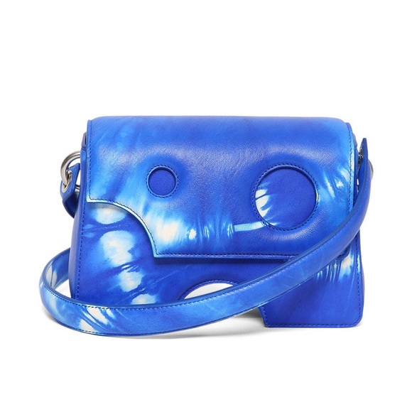 OffWhite Bags Offwhite Burrow22 Tie Dye Shoulder Bag Blue And